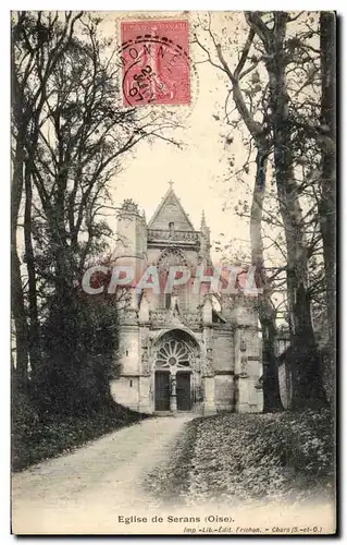 Cartes postales Eglise de Serans