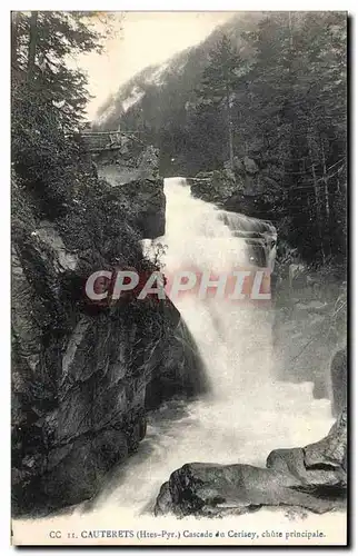 Cauterets Ansichtskarte AK Cascade du Cerisey Chute principale