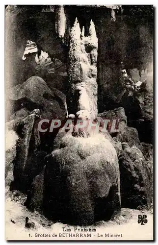 Cartes postales Grottes de Betharram Le minaret