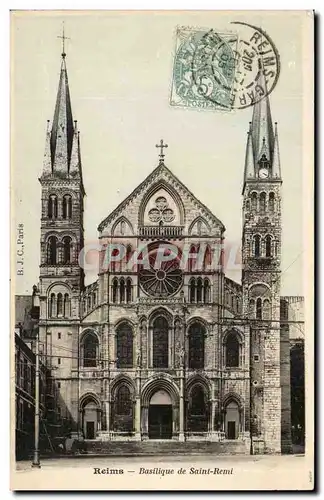 Cartes postales Reims Basilique de Saint Remi