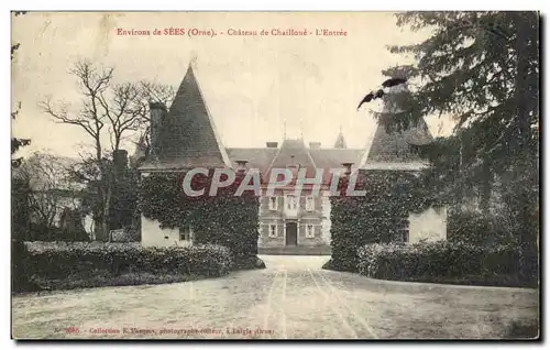 Cartes postales Environs de Sees Chateau de Chailloue L'entree
