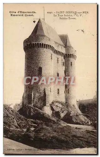 Cartes postales Saint Servan sur Mer La tour Solidor
