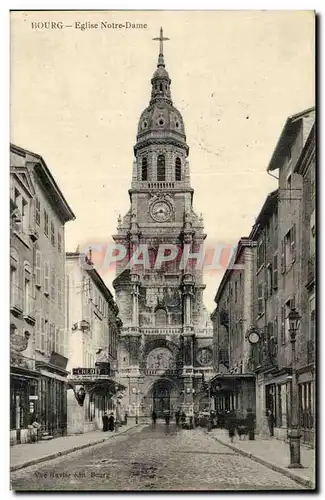 Cartes postales Bourg Eglise Notre Dame