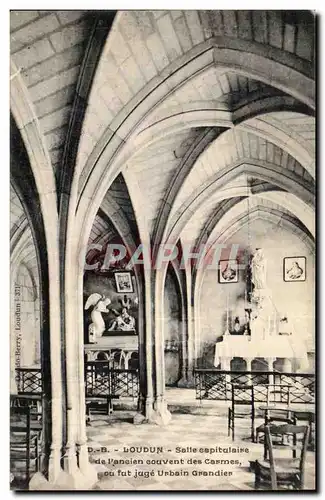 Cartes postales Loudun Salle capitulaire de l&#39ancien couvent des carmes ou fut juge Urbain Grandier