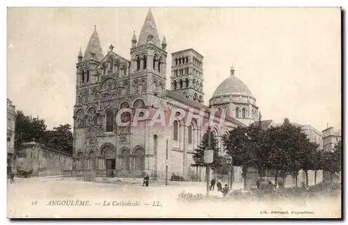 Cartes postales Angouleme la cathedrale