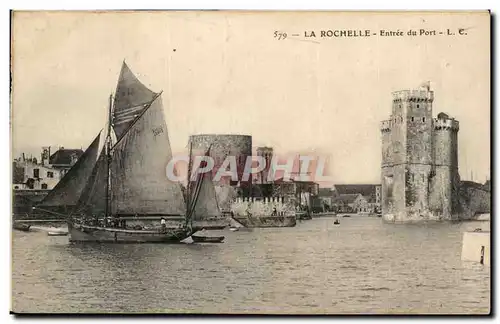 Cartes postales La Rochelle Entree du port