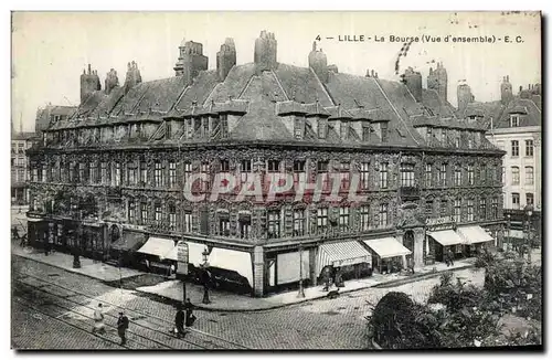 Cartes postales Lille La Bourse