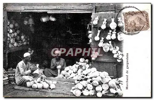 Cartes postales Egypte Egypt Marchand de Gargoulette