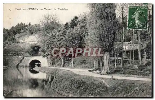 Cartes postales Environs d&#39Esbly Tunnel de Chalifert