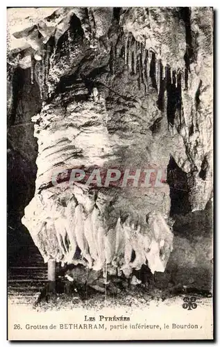 Cartes postales Grottes de Betharram partie inferieure Le Bourdon