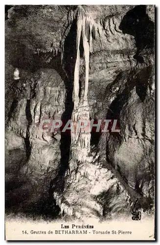 Ansichtskarte AK Grottes de Betharram Torsade Saint Pierre