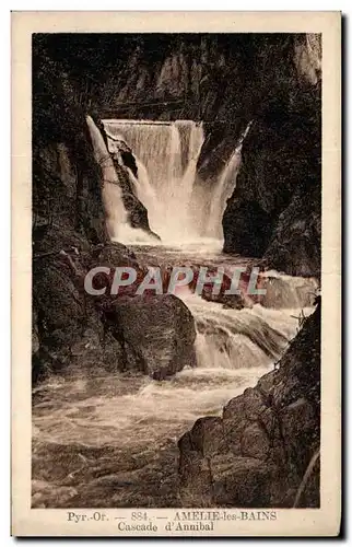 Cartes postales Amelie les Bains Cascade d&#39Annibal