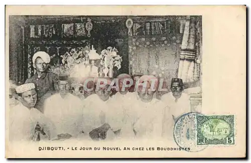 Cartes postales Cote des Somalis Djibouti Le jour du nouvel an chez les bouddhistes