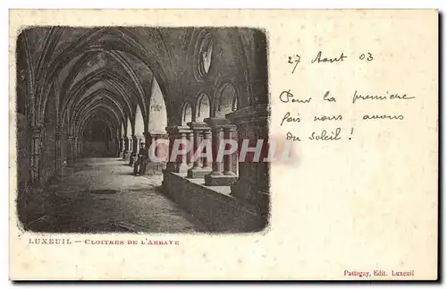 Cartes postales Luxeuil Cloitres de l&#39abbaye