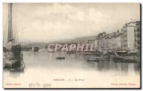 Cartes postales Toulon Le port