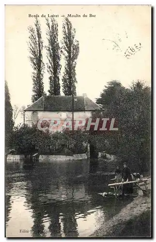 Ansichtskarte AK Bords du Loiret Moulin du bac