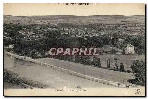 Cartes postales Sens Vue generale