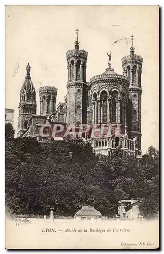 Ansichtskarte AK Lyon Abside de la basilique de Fourviere