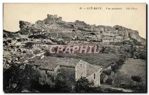 Cartes postales La provence Les Baux Vue generale