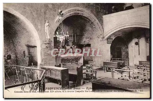 Cartes postales Les Baux Eglise