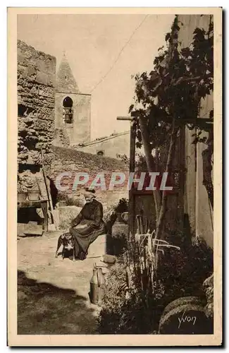 Ansichtskarte AK Les Baux Un coin du vieux village