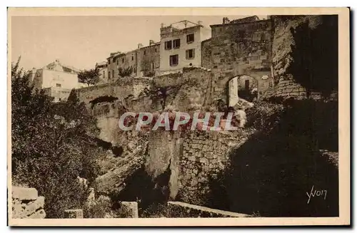 Cartes postales Les Baux Les remparts