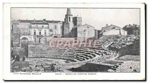 Arles Ansichtskarte AK Ruines du theatre romain