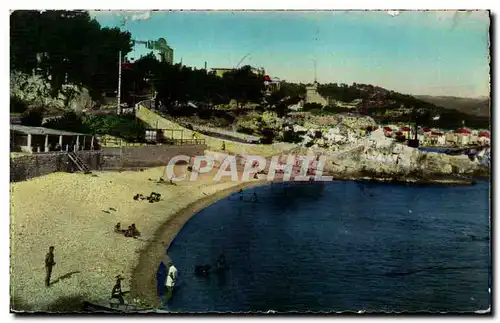 Cassis sur Mer Ansichtskarte AK La plage du Bestouan