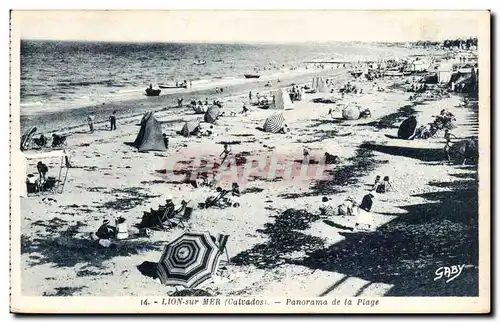 Lion sur Mer Cartes postales Panorama de la plage