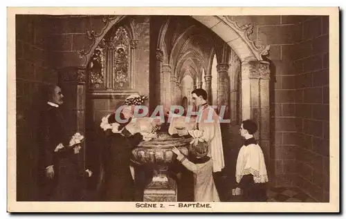 Lisieux Cartes postales Diorama de Sainte Therese de l&#39enfant Jesus Religion Bapteme