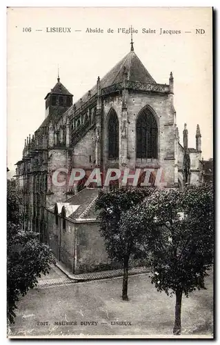 Lisieux Ansichtskarte AK Abside de l&#39eglise Saint Jacques