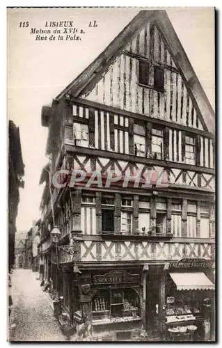 Lisieux Ansichtskarte AK Maison du 16eme Rue de la Paix Boulangerie