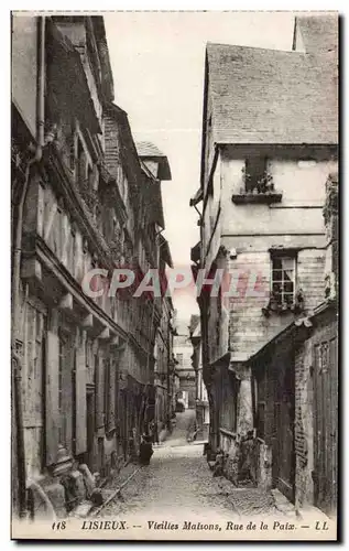 Lisieux Ansichtskarte AK Vieilles maisons Rue de la Paix