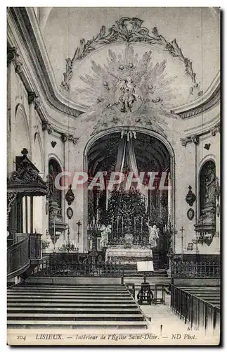 Lisieux Ansichtskarte AK Interieur de l&#39eglise Saint Desir