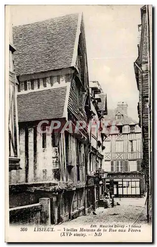 Lisieux Ansichtskarte AK Vieilles maisons de la rue aux Feves