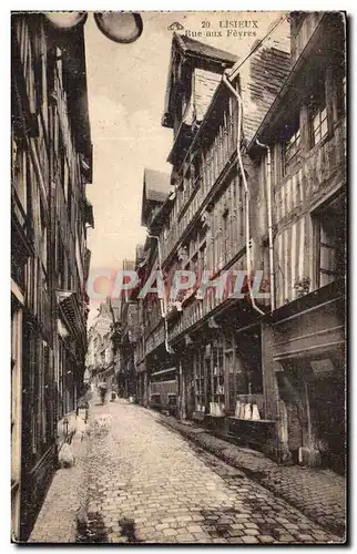 Lisieux Cartes postales Vieilles maisons de la Rue aux Feves