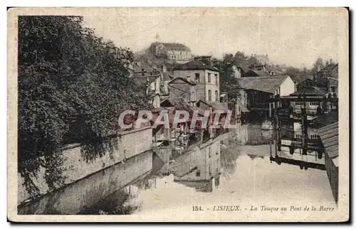 Lisieux Cartes postales La Touque au pont de la Barre