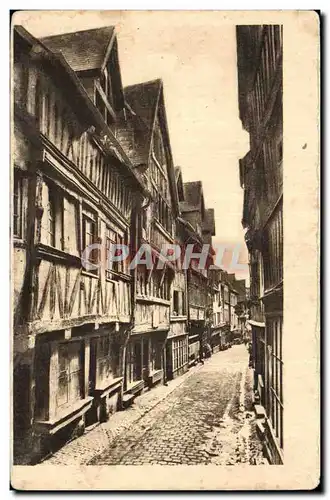 Lisieux Cartes postales La rue aux FEvres