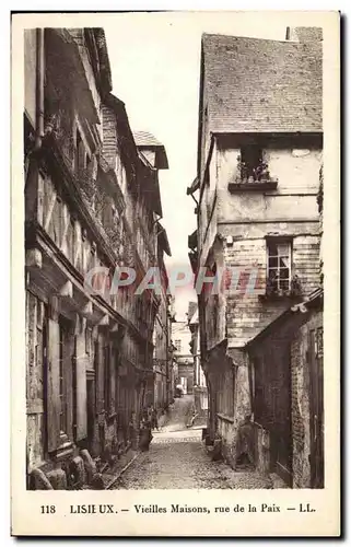 Lisieux Ansichtskarte AK Vieilles maisons Rue de la paix