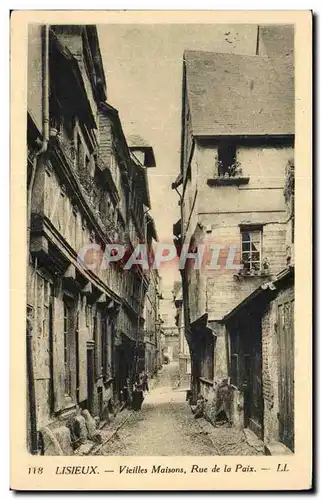 Lisieux Ansichtskarte AK Vieilles maisons Rue de la paix