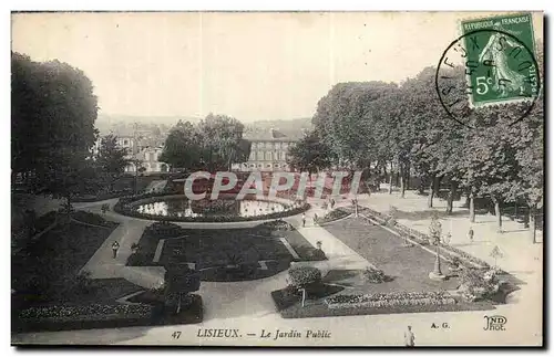 Lisieux Cartes postales Le jardin public