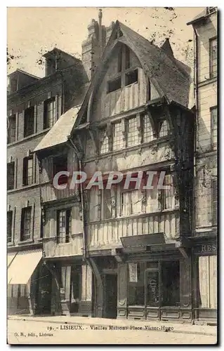 Lisieux Cartes postales Vieilles maisons Place Victor Hugo