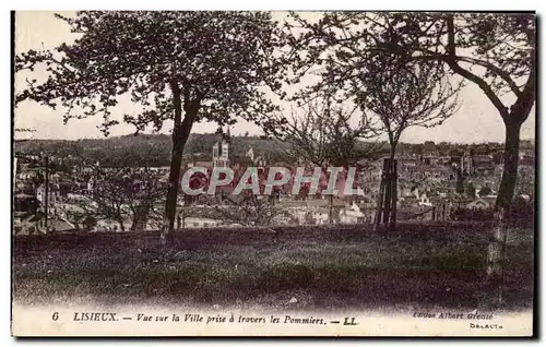 Lisieux Ansichtskarte AK Vue sur la ville prise a travers les pommiers