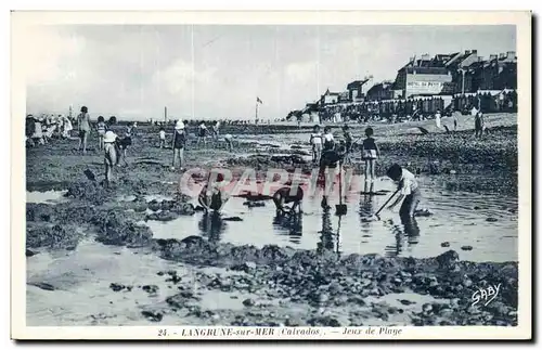 Langrune sur Mer Ansichtskarte AK Jeux de plage