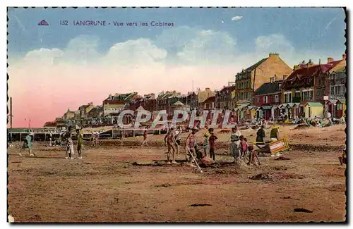 Langrune sur Mer Cartes postales Vue vers les cabines