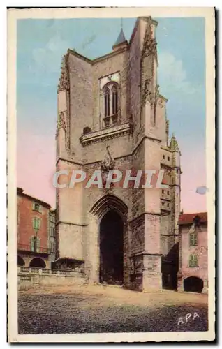 Villefranche de Rouergue Ansichtskarte AK Clocher Notre Dame (1336)