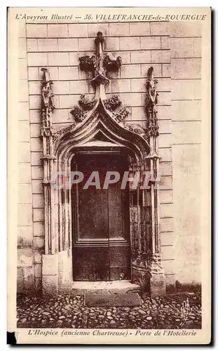 Villefranche de Rouergue Cartes postales L&#39hospice Porte de l&#39hotellerie