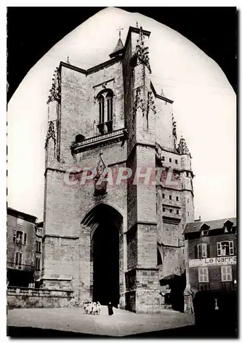 Villefranche de Rouergue Moderne Karte Collegiale Clocher Notre Dame