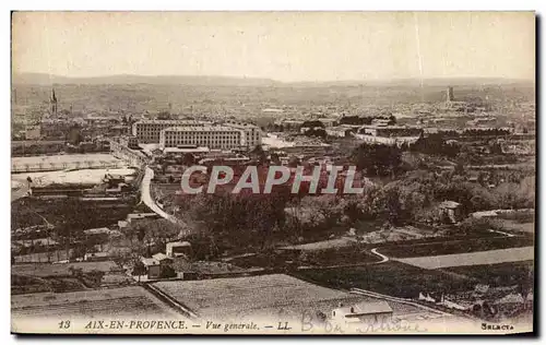 Cartes postales Aix en Provence Vue generale