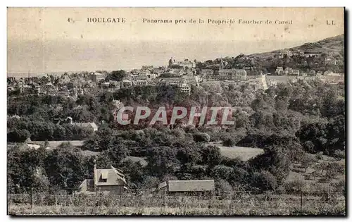 Cartes postales Houlgate Panorama pris de la propriete Foucher de Careil